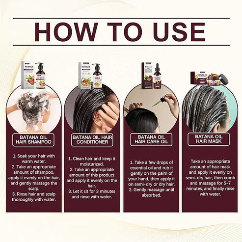 EELHOE - Batana Oil Hair Care Set (Original)